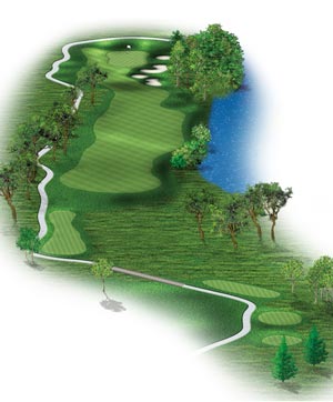 Hole #4 – Morse Pond Rendering