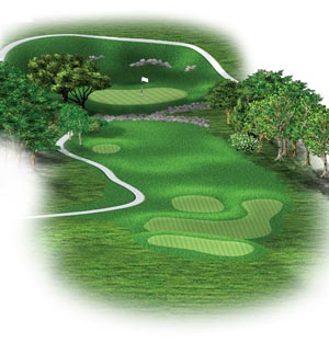 Hole #8 – On The Rocks Rendering