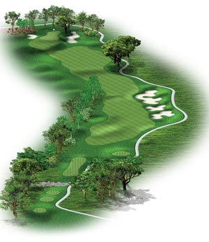 Hole #9 – Hedgerow Rendering