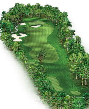 Hole #1 – Half Pipe Rendering