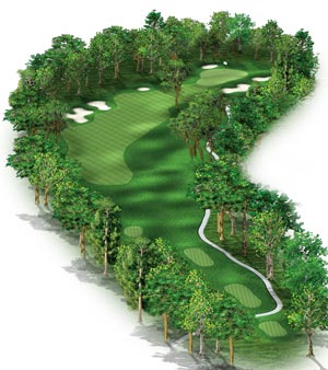 Hole #15 – Lone Elm Rendering