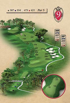 Hole #9 – Hedgerow Rendering