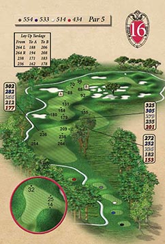 Hole #16 – Bunkered Rendering