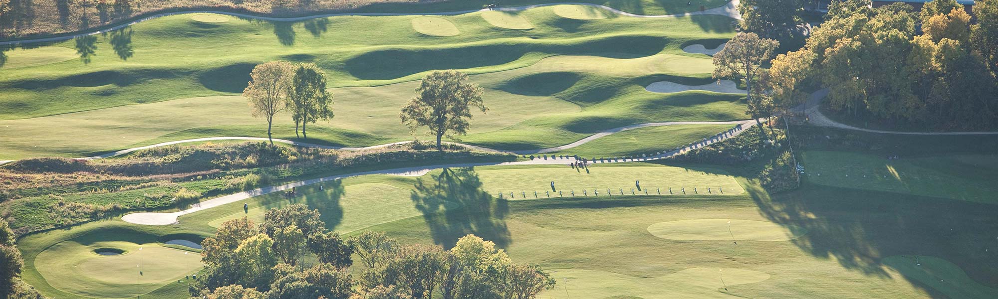 The University Ridge Practice Facility Birds Eye View